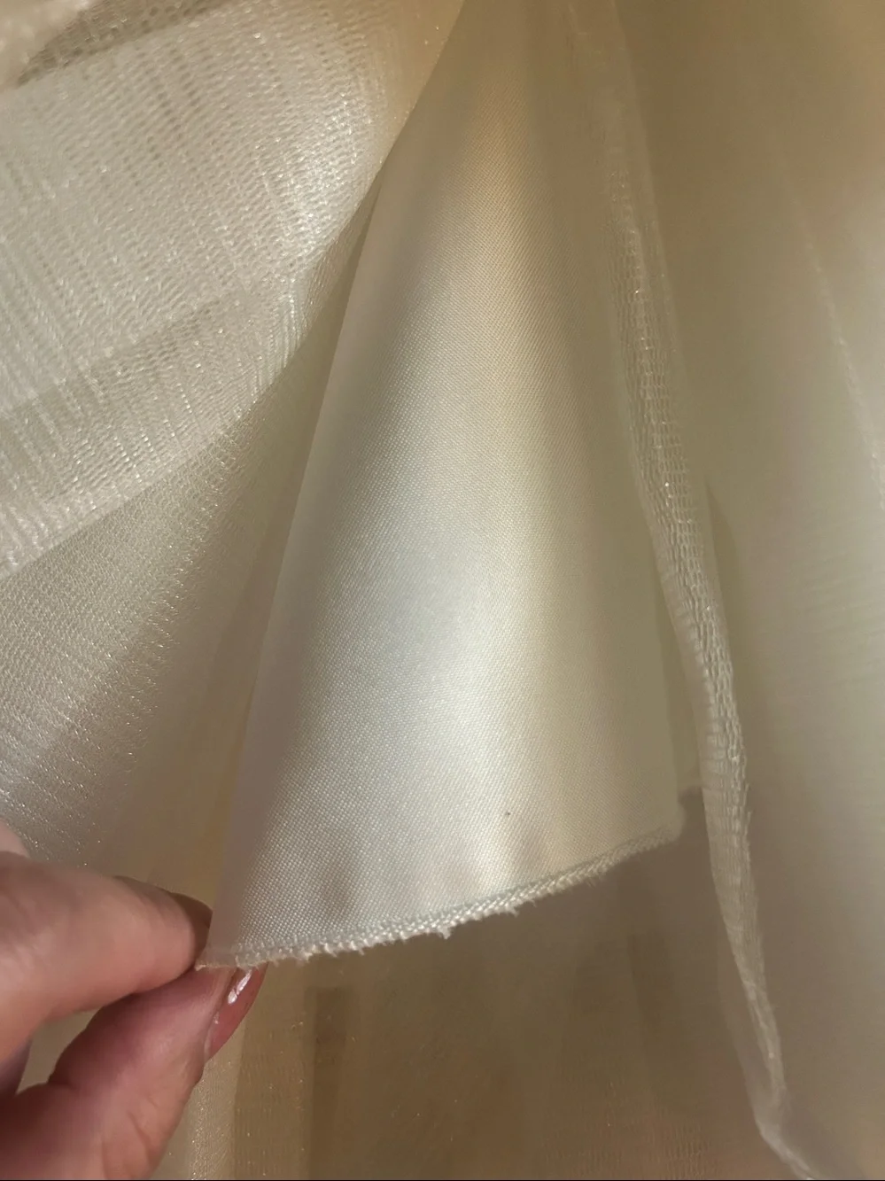 American Princess Ivory Embroidered Floral Tulle Dress